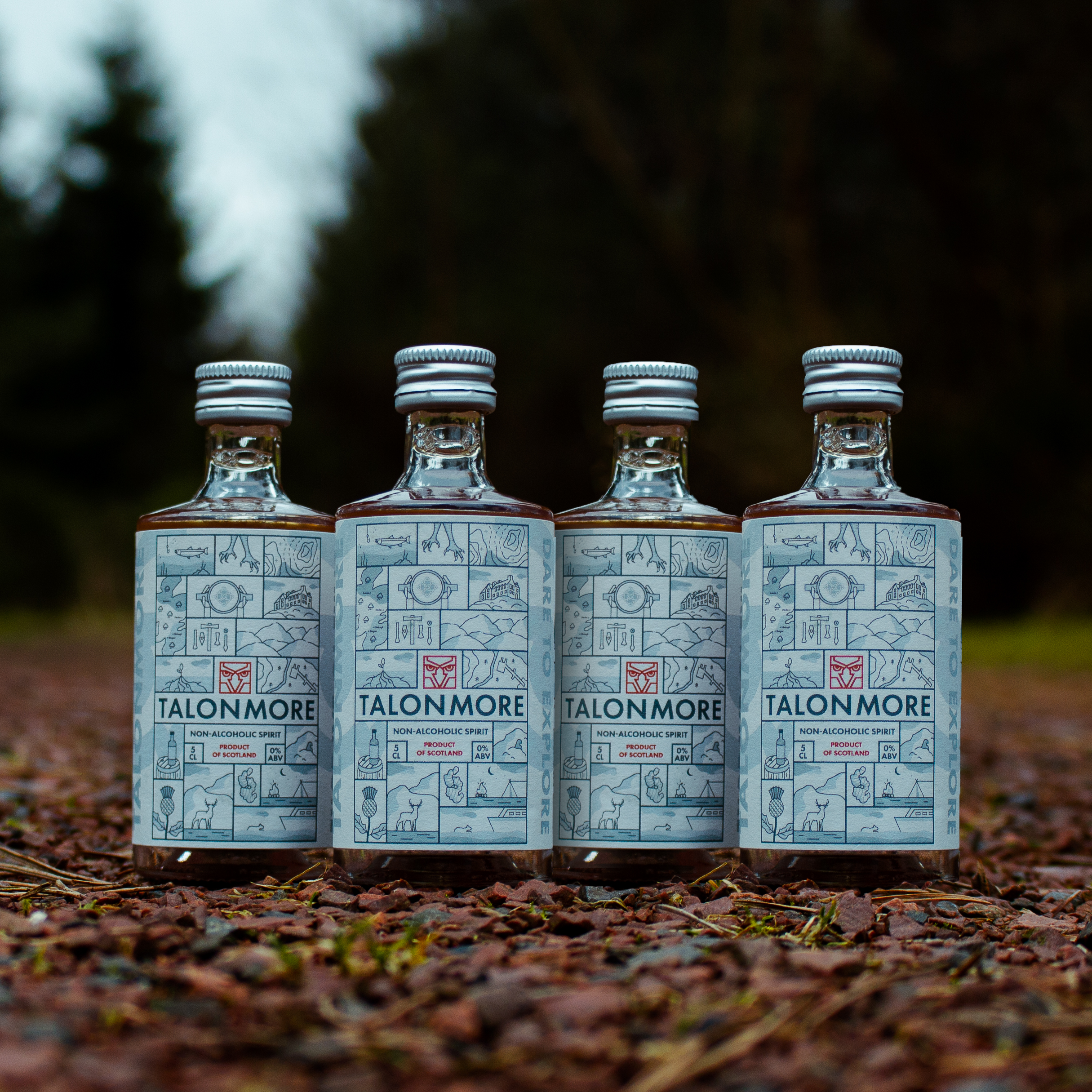 Talonmore Non-Alcoholic Spirit - 5cl Sample Pack (4x 50ml)